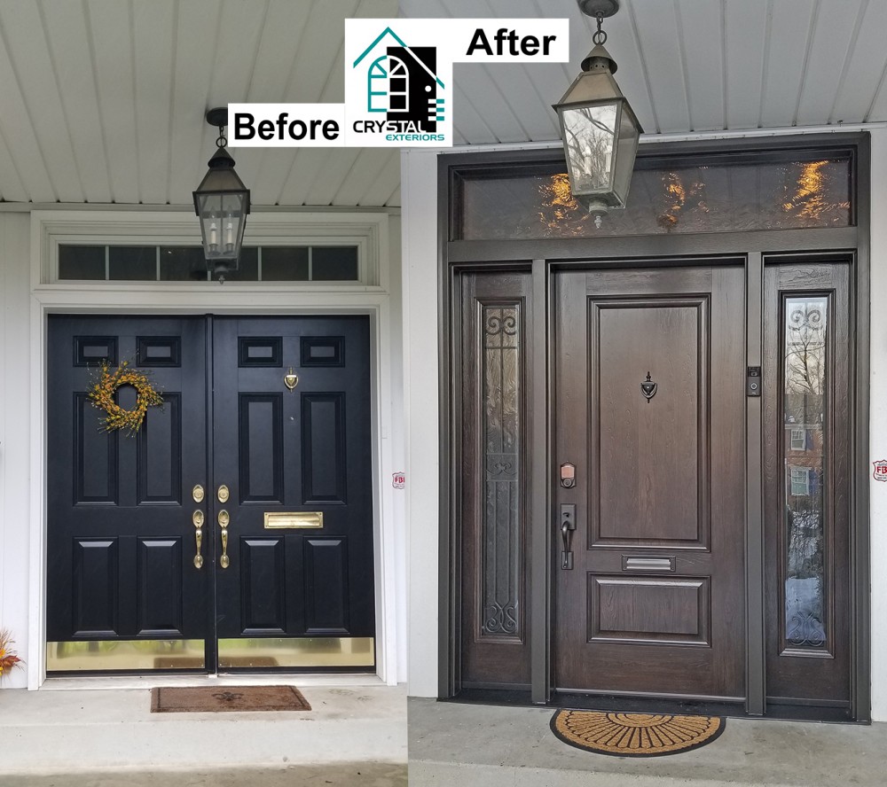 Photo By Crystal Exteriors LLC. Door Projects