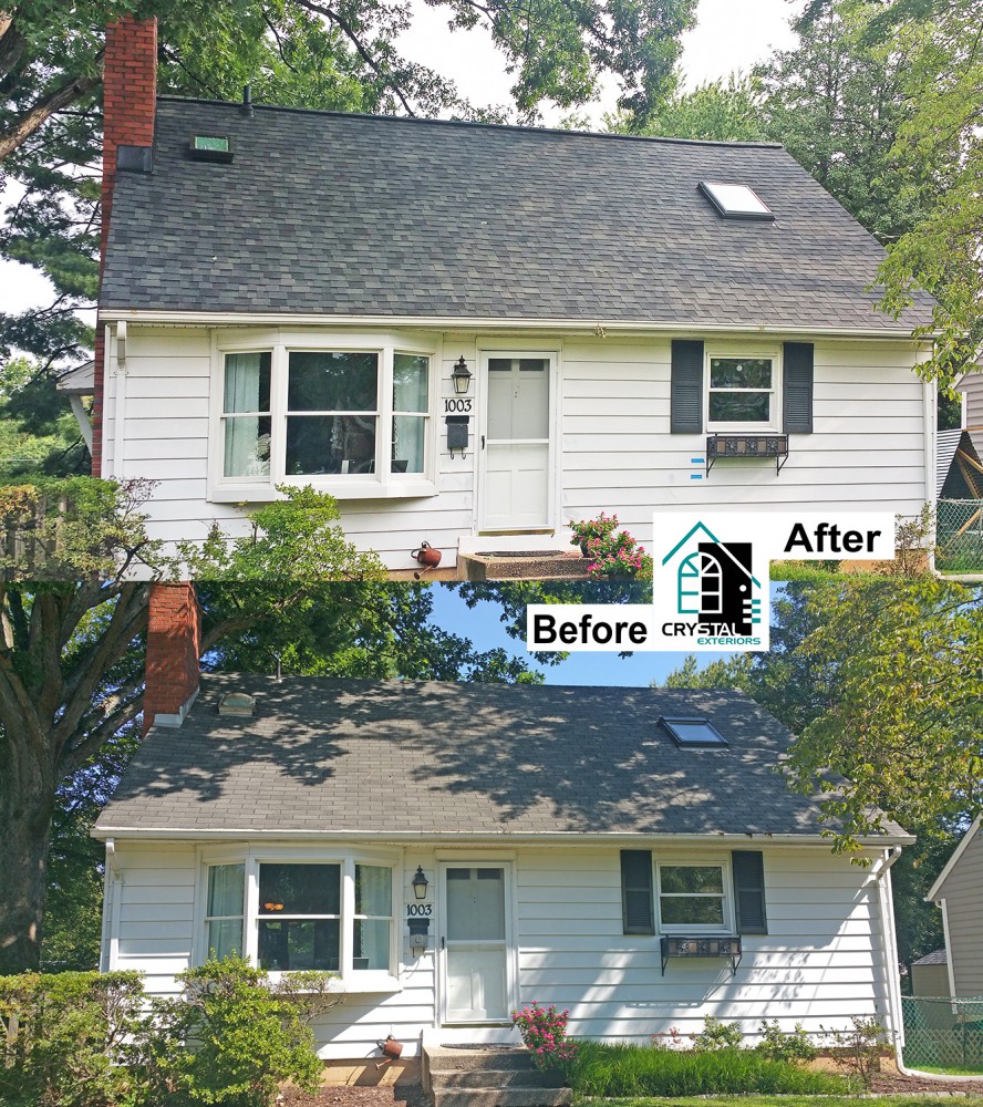 Photo By Crystal Exteriors LLC. Roof Replacement Projects