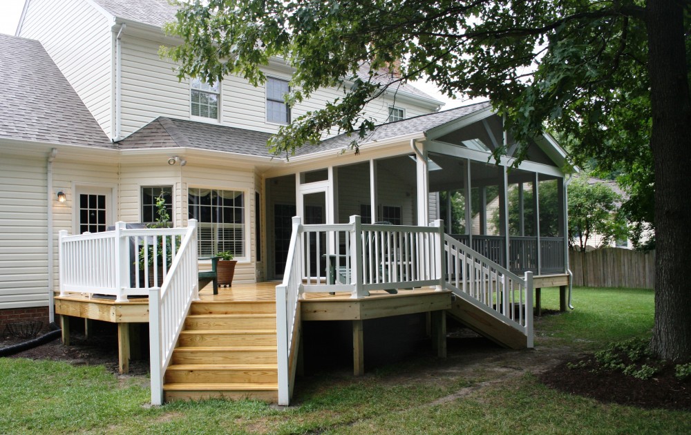 Photo By R A Jones, Inc., Building & Remodeling. Decks & Garages