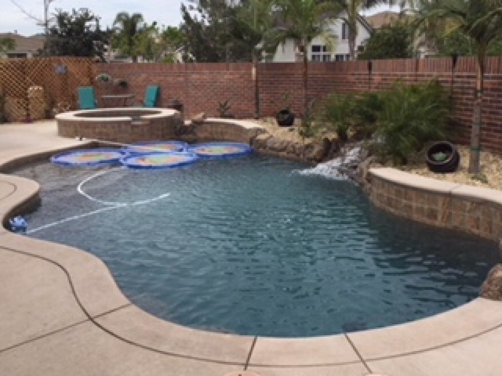 Photo By Aquos Pools. Great Family Pool/spa