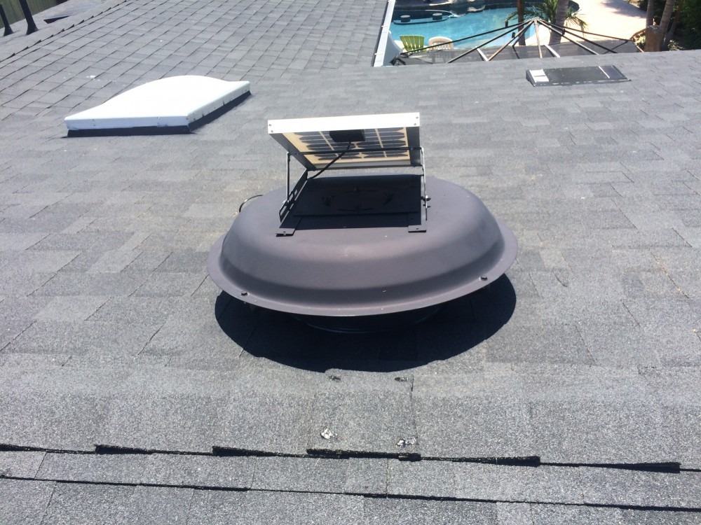 Photo By Elite Roof Services. OC Onyx Black Duration Shingles