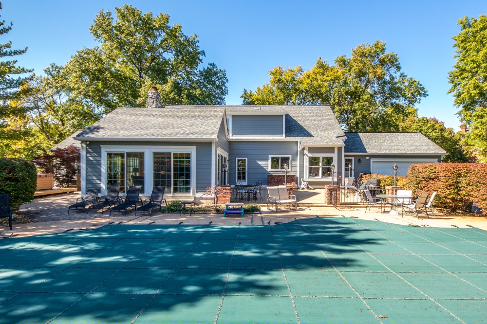 Photo By STL Siding Pros. Slate Gray James Hardie Siding With Arctic White Trim