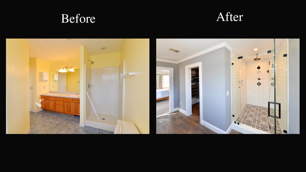Photo By Kehoe Kustom, LLC. Bathroom Remodel With Walk-in Closet