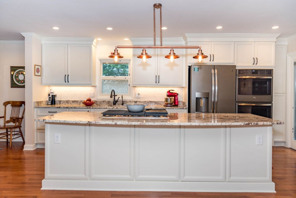 Photo By GreatHouse Atlanta. 250sf Kitchen Remodel + Staircase