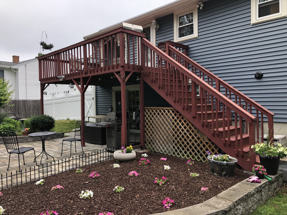 Photo By Beantown Home Improvements. New Vinyl Siding & Azek Deck