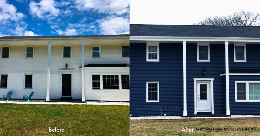 Photo By Beantown Home Improvements. New Roof, Doors, Vinyl Siding & Deck In Marshfield