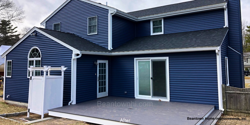 Photo By Beantown Home Improvements. New Roof, Doors, Vinyl Siding & Deck In Marshfield