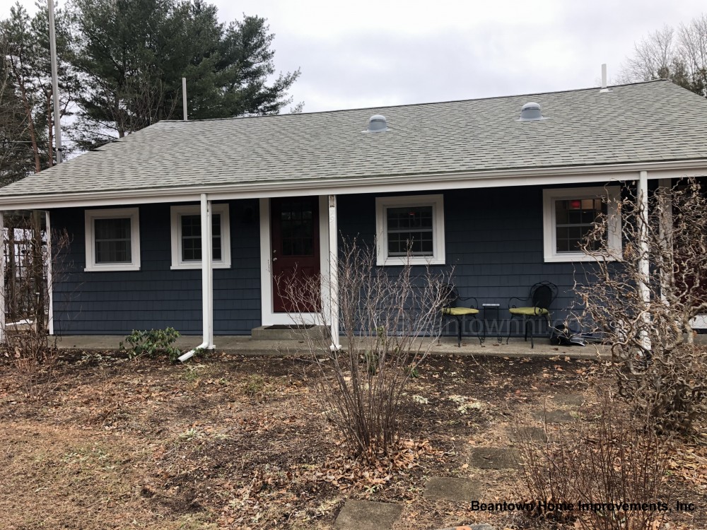 Photo By Beantown Home Improvements. New Vinyl Siding, Picture Window & Gutters In Hanover