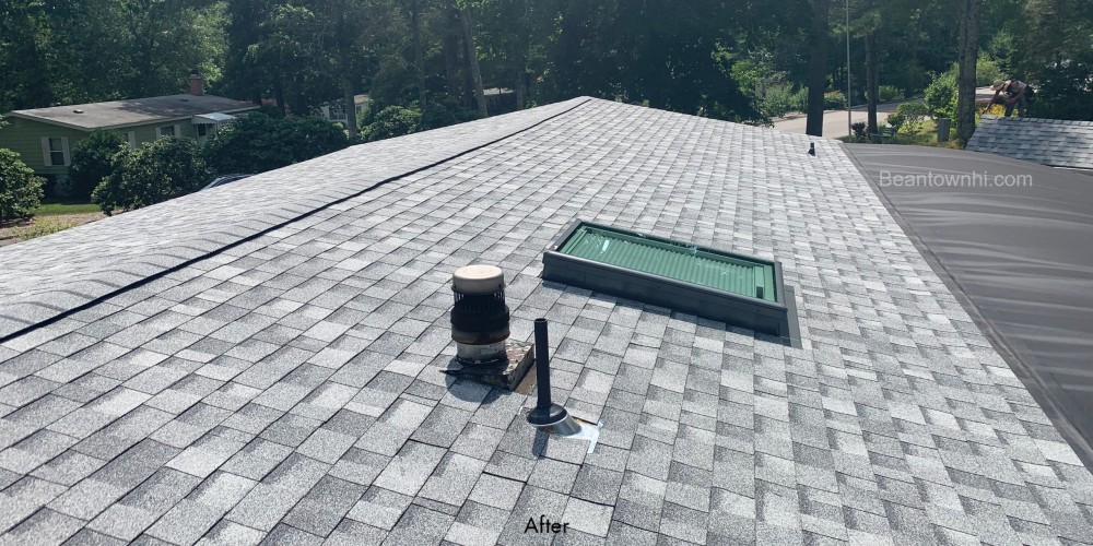 Photo By Beantown Home Improvements. New Roof And Solar Skylight