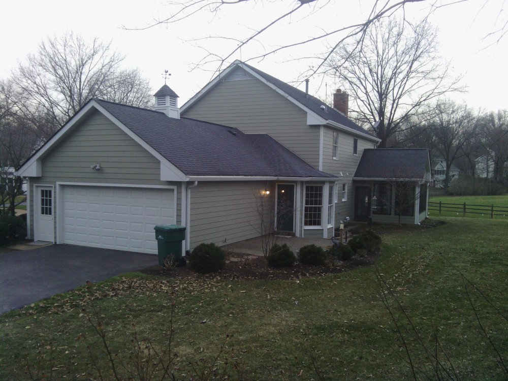 Photo By STL Siding Pros. Cedar Replaced With James Hardie Fiber Cement Siding, Webster Groves, MO