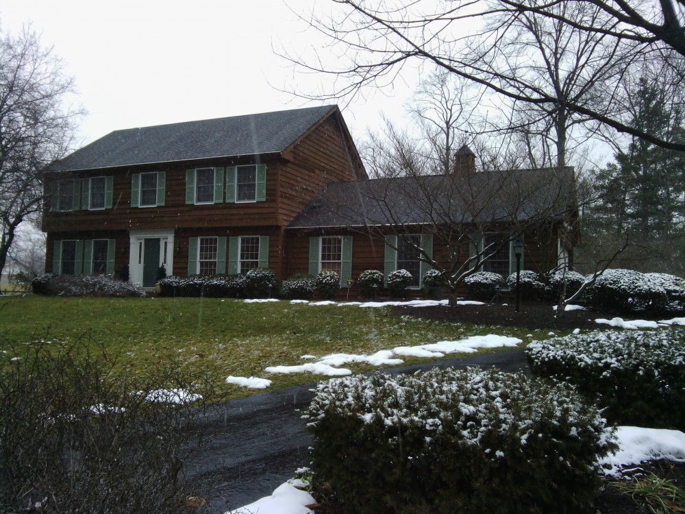 Photo By STL Siding Pros. Cedar Replaced With James Hardie Fiber Cement Siding, Webster Groves, MO