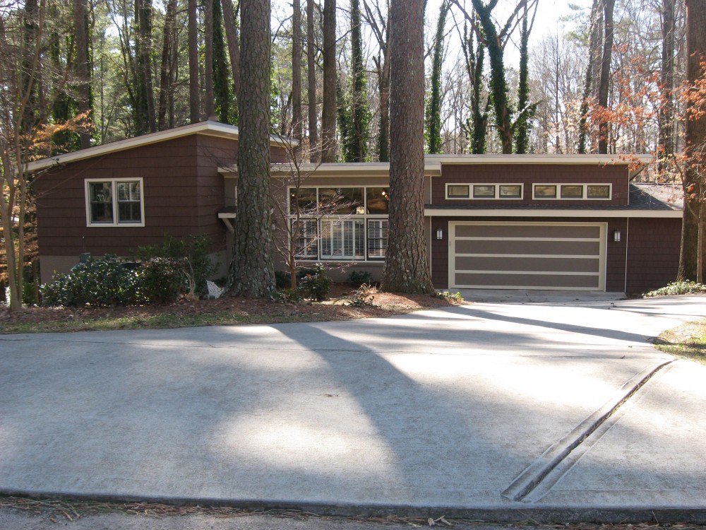 Photo By Kevin Buckley Builders. Briarcliff Mid Century Modern