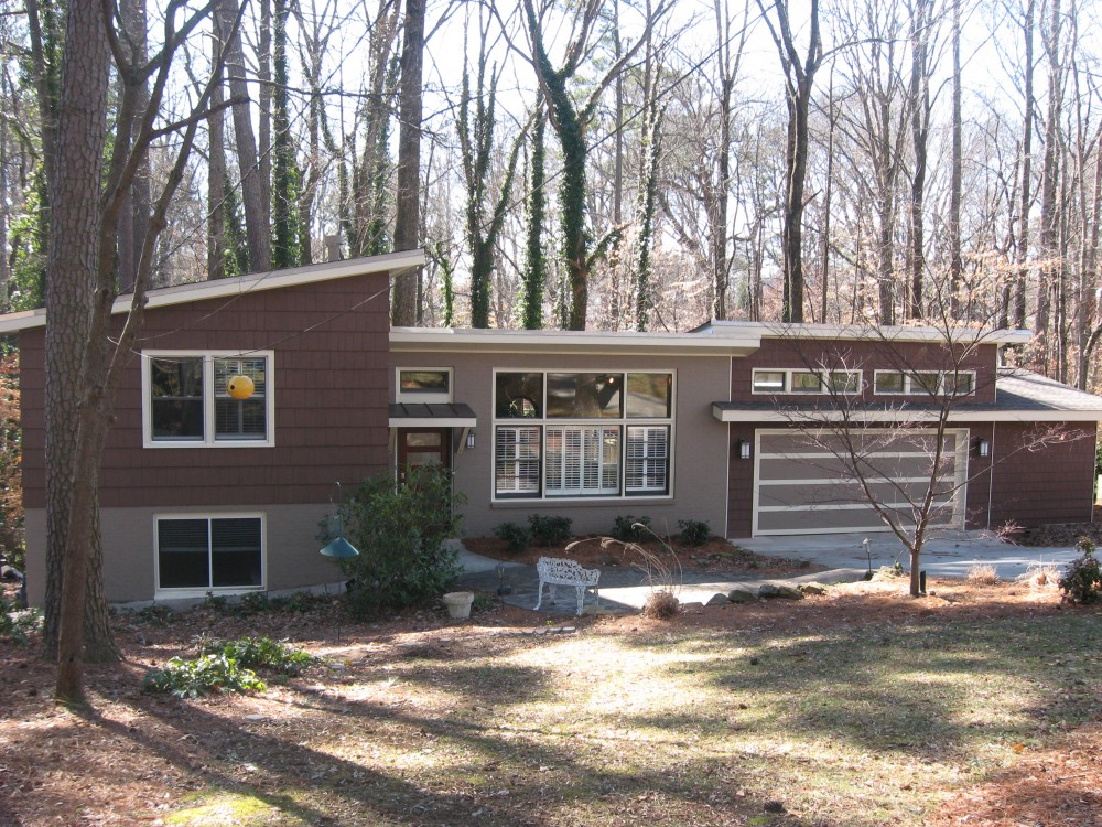 Photo By Kevin Buckley Builders. Briarcliff Mid Century Modern