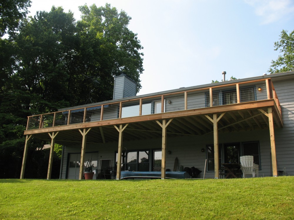 Photo By Kevin Buckley Builders. Lake House