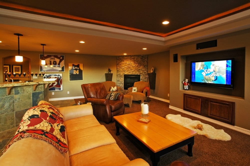 Photo By Aspen Basement Company. Aspen Basement Company - Home Theaters Photos