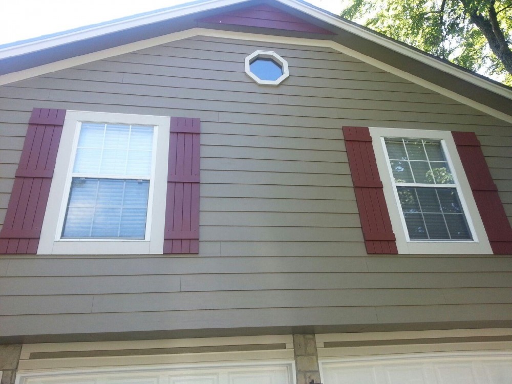 Photo By Integrity Roofing, Siding, Gutters & Windows. Complete James Hardie Color Plus System In Lees Summit, MO