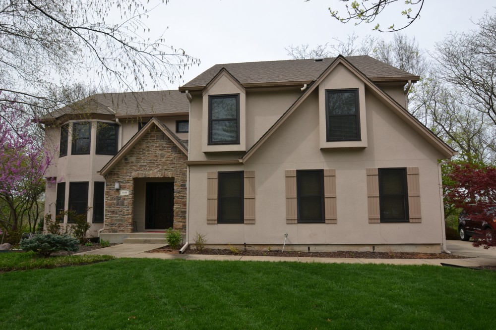 Photo By Johnson County Siding & Window Co.. Acrylic Stucco Siding Installation In Kansas City By Johnson County Siding & Window Co., Inc.