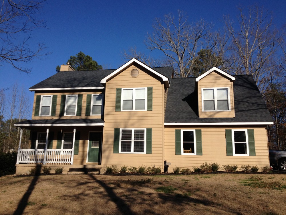 Photo By All American Exteriors. James Hardie Primed Siding