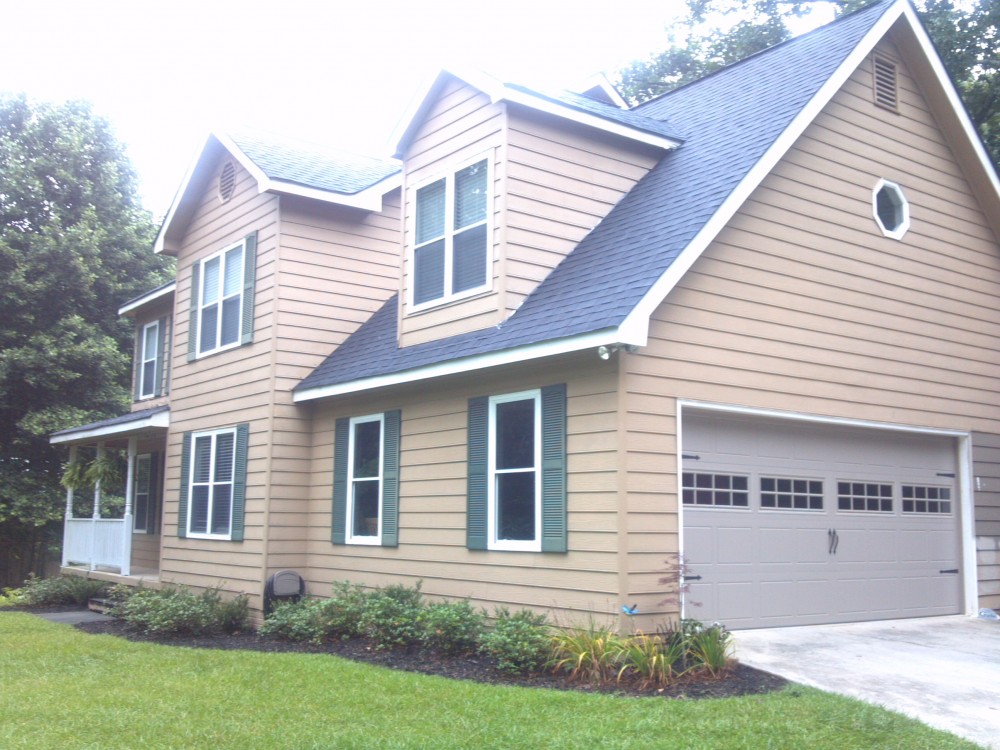 Photo By All American Exteriors. James Hardie Primed Siding