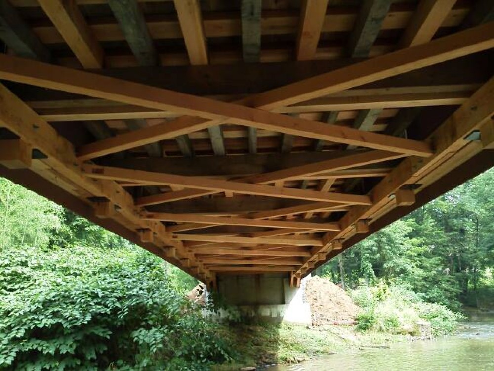 Photo By Lancaster County Timber Frames, Inc.. Replace Covered Bridge