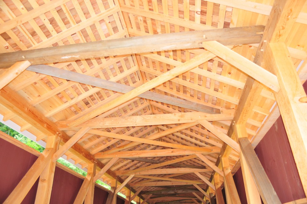 Photo By Lancaster County Timber Frames, Inc.. Replace Covered Bridge