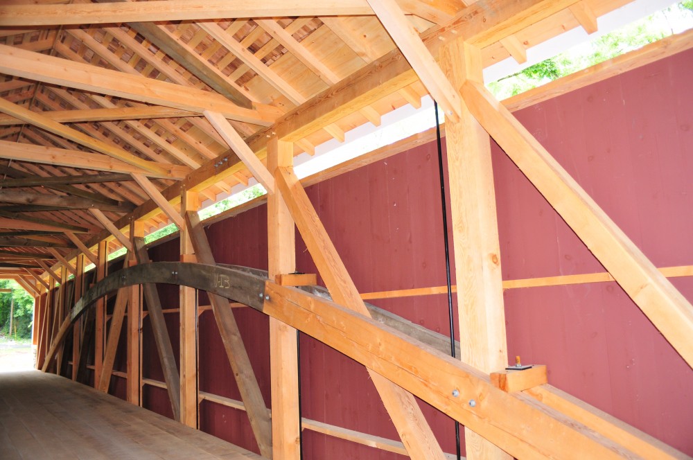 Photo By Lancaster County Timber Frames, Inc.. Replace Covered Bridge