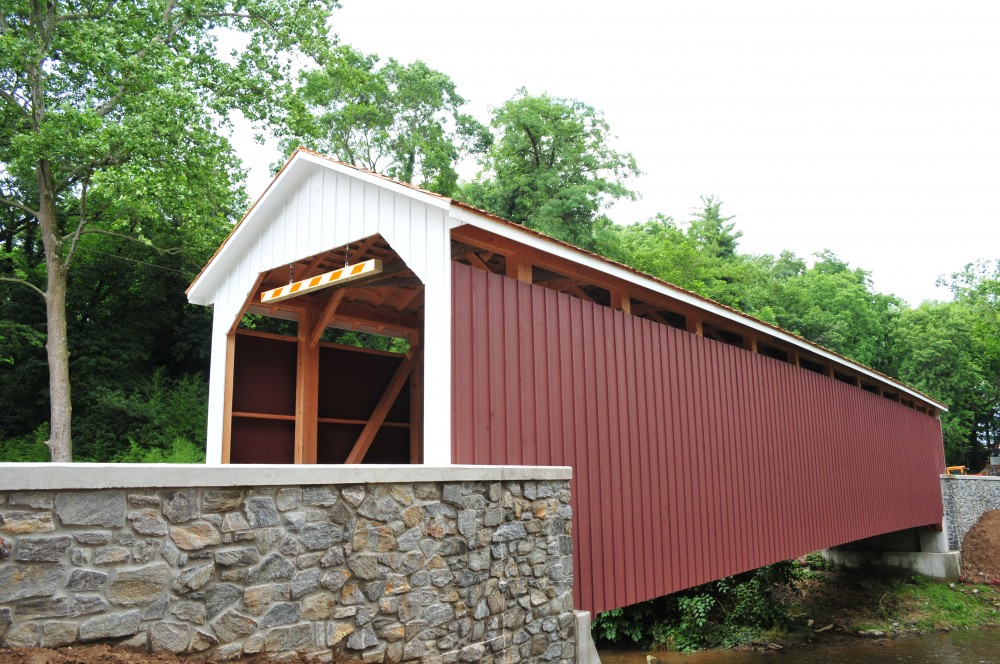 Photo By Lancaster County Timber Frames, Inc.. Replace Covered Bridge