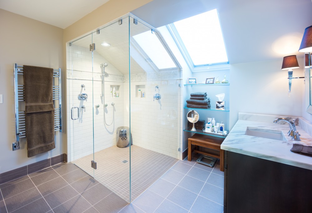 Photo By Modern Yankee Builders. Master Bathroom Remodel