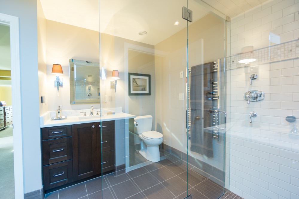 Photo By Modern Yankee Builders. Master Bathroom Remodel