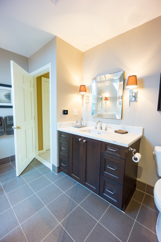 Photo By Modern Yankee Builders. Master Bathroom Remodel