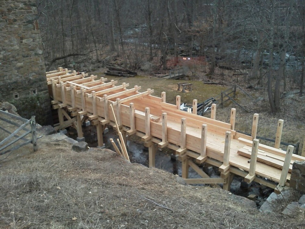 Photo By Lancaster County Timber Frames, Inc.. Flume Restoration