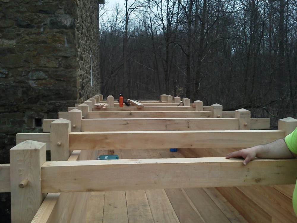 Photo By Lancaster County Timber Frames, Inc.. Flume Restoration