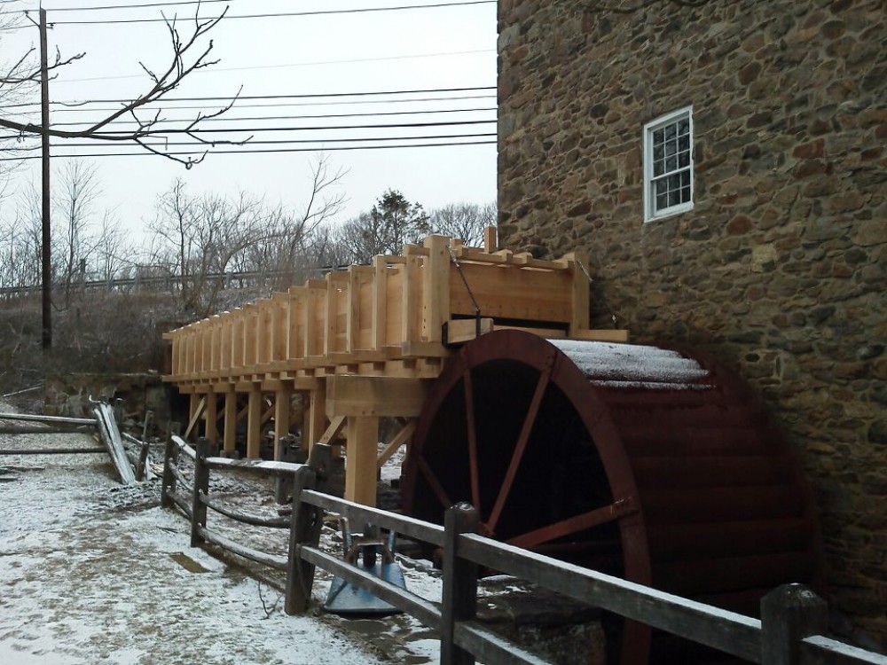 Photo By Lancaster County Timber Frames, Inc.. Flume Restoration