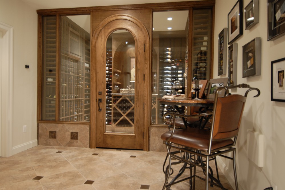 Photo By Kirkpatrick's Construction. Award Winning Wine Cellar