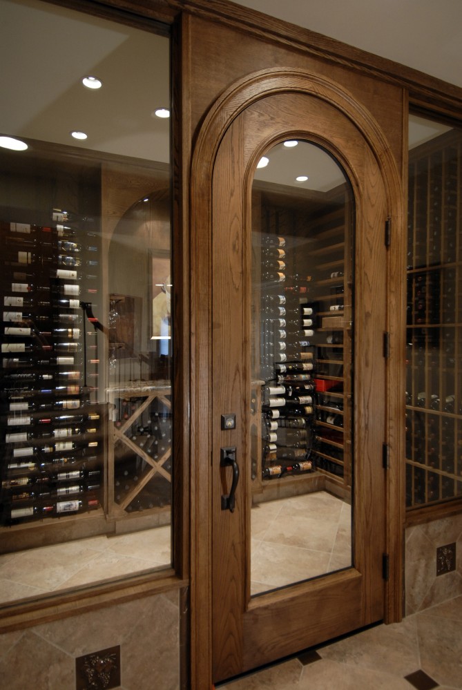 Photo By Kirkpatrick's Construction. Award Winning Wine Cellar