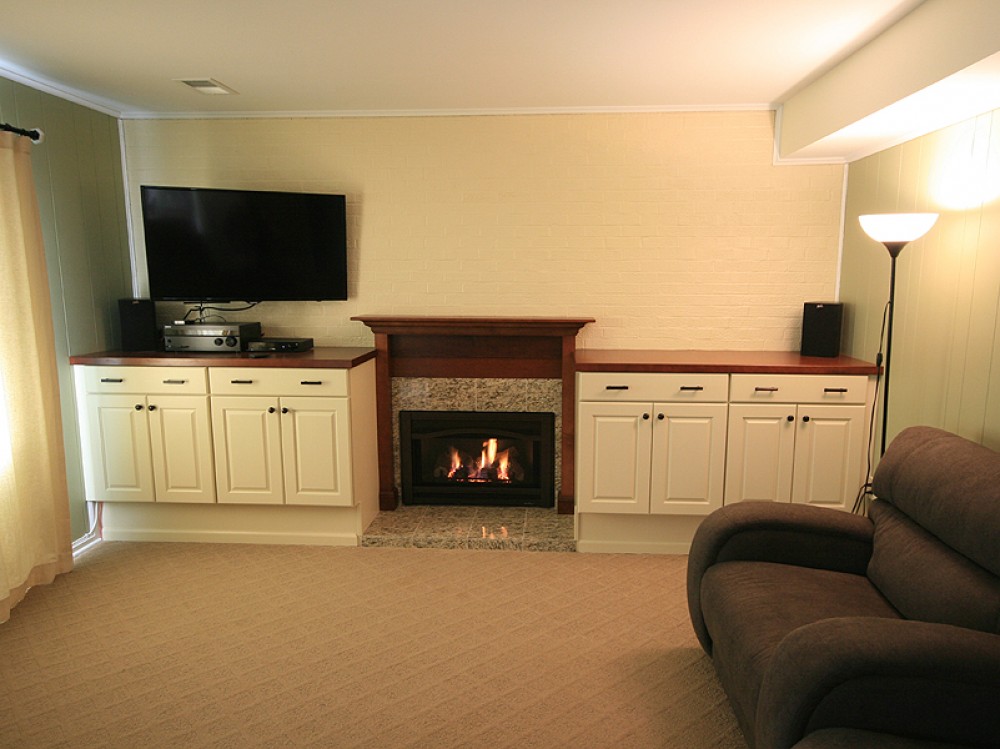 Photo By Tabor Design Build. Scholl - New Fireplace Surround