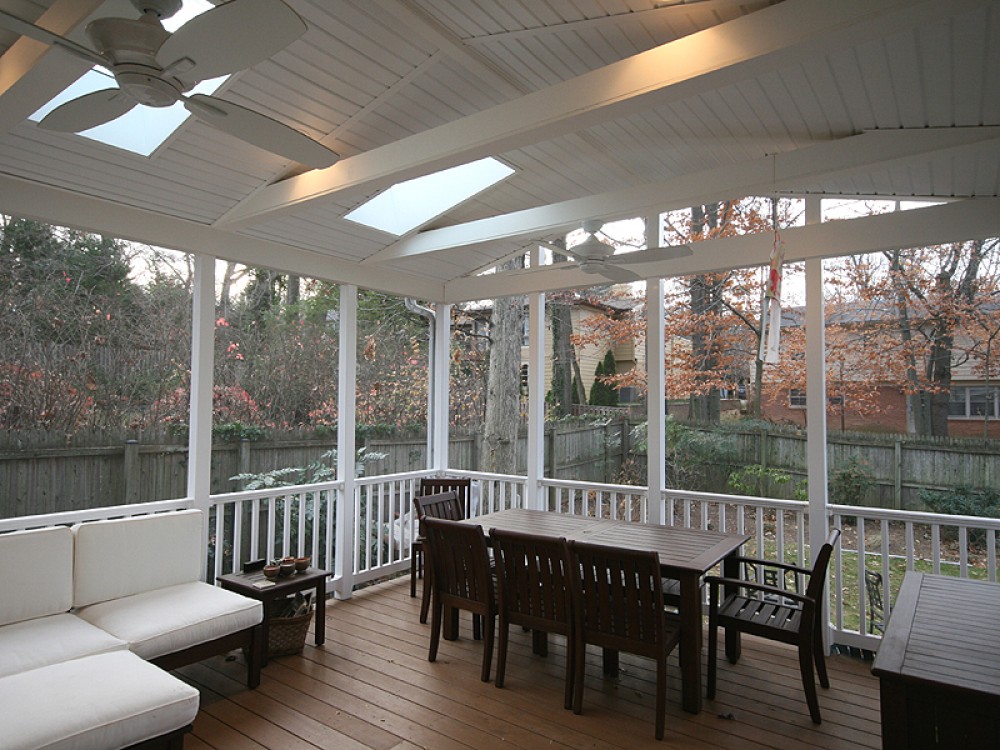 Photo By Tabor Design Build. Friedman - Screened Porch And Deck