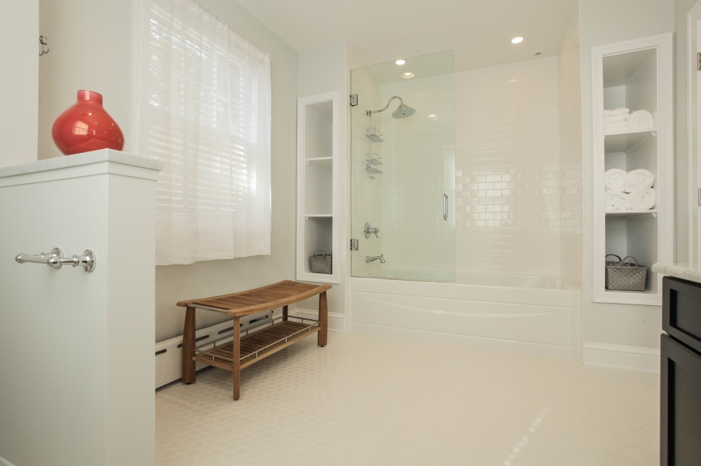 Photo By Katlia Construction. Master Bath Remodel