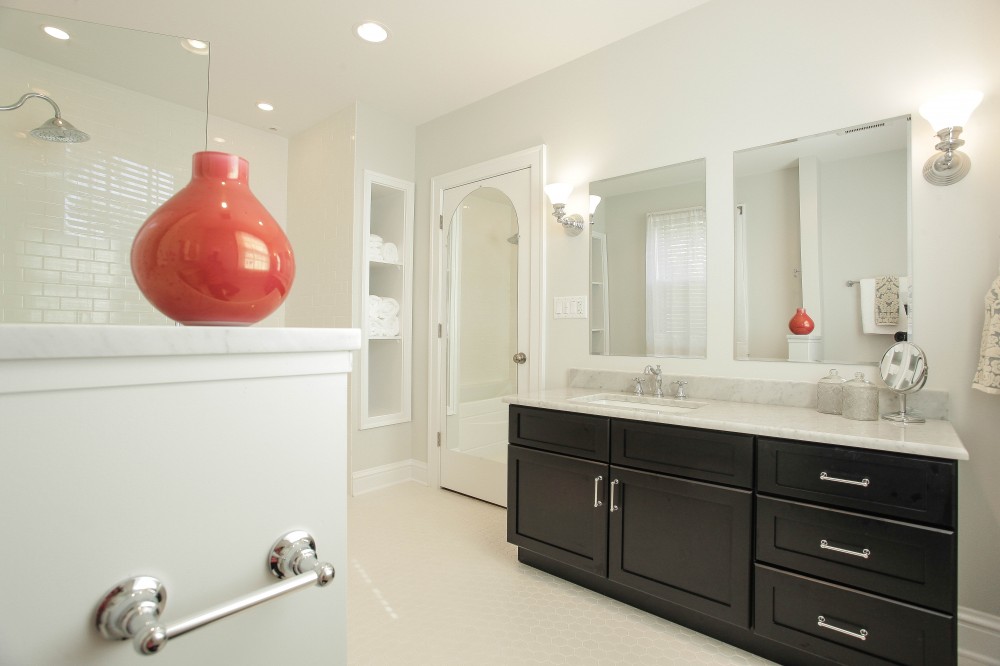 Photo By Katlia Construction. Master Bath Remodel