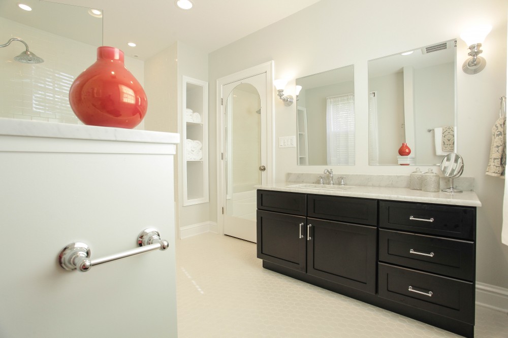 Photo By Katlia Construction. Master Bath Remodel