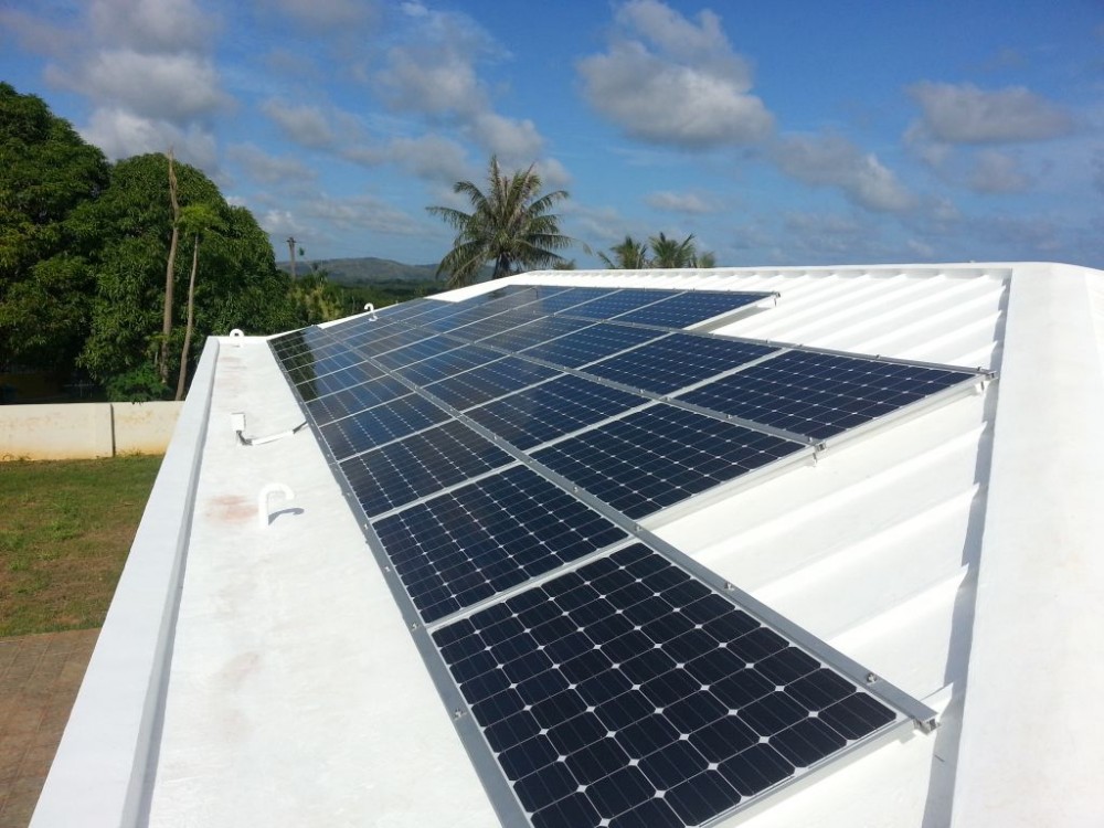 Photo By Pacific Solar And Photovoltaics. Residential PV System - Mangilao, Gu