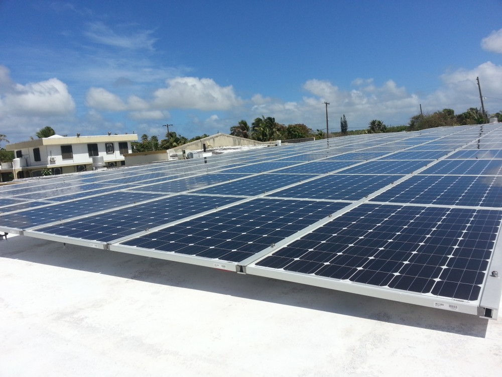 Photo By Pacific Solar And Photovoltaics. Commercial PV System - Yona, Gu