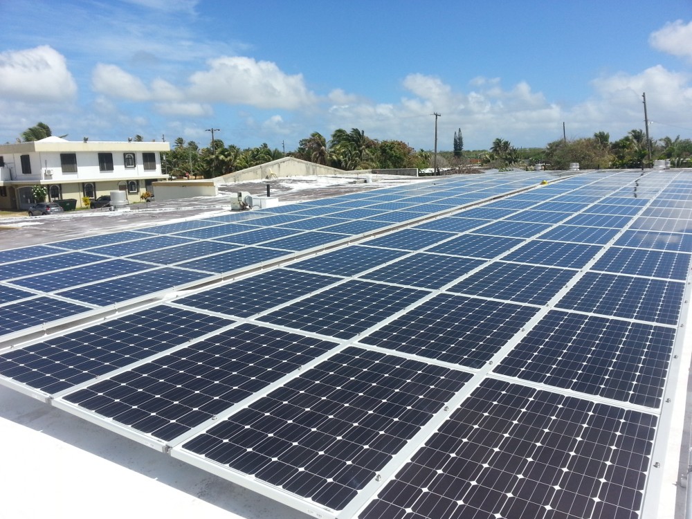 Photo By Pacific Solar And Photovoltaics. Commercial PV System - Yona, Gu
