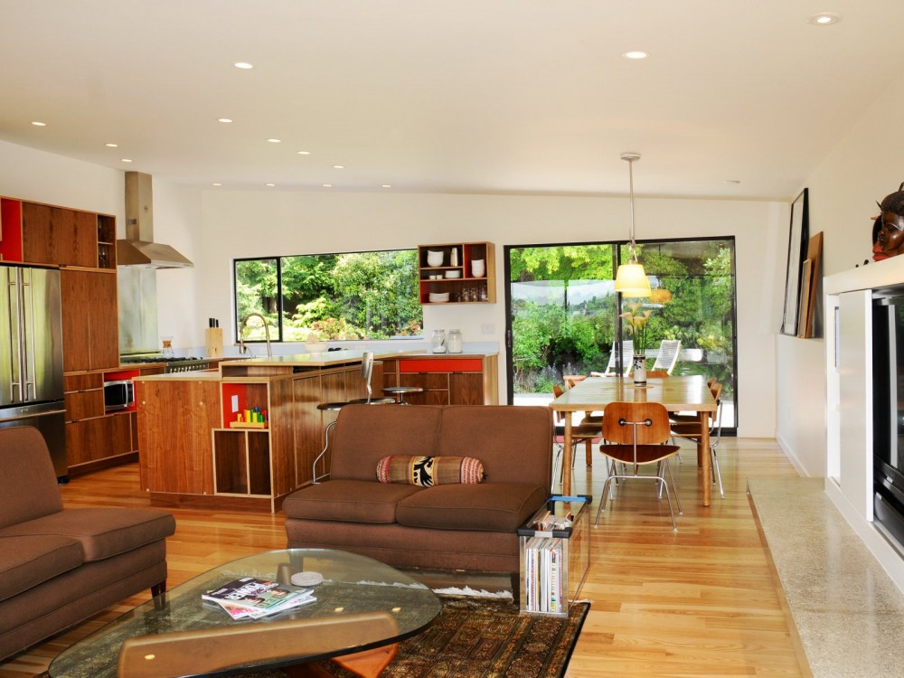 Photo By Carlisle Classic Homes. Mid Century Modern Home Queen Anne 