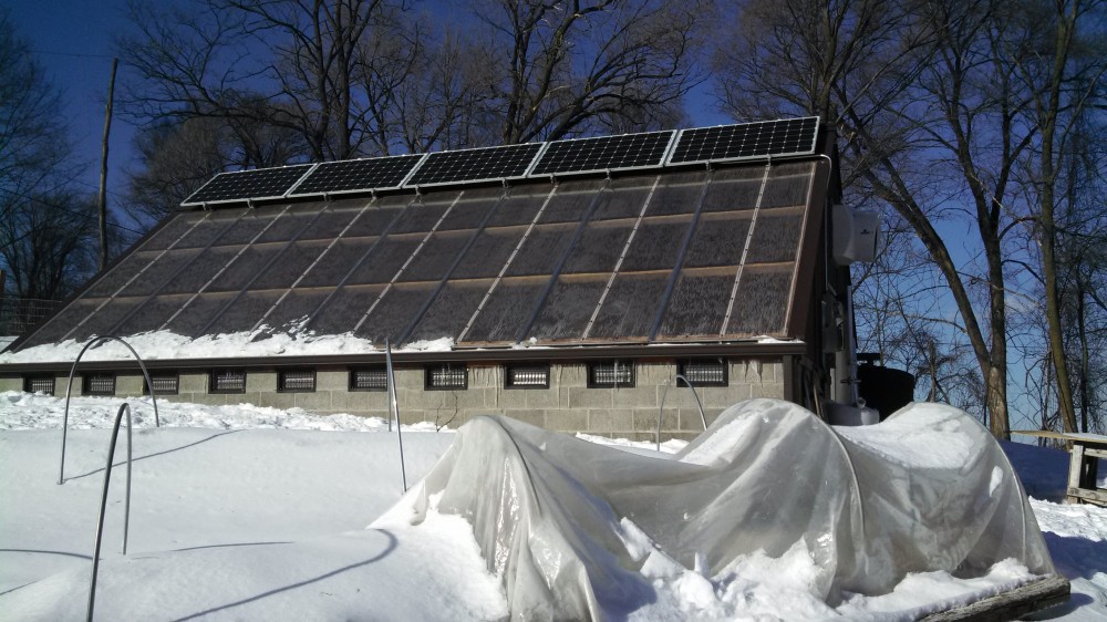 Photo By Energy Independent Solutions. Community Greenhouse Adds Solar
