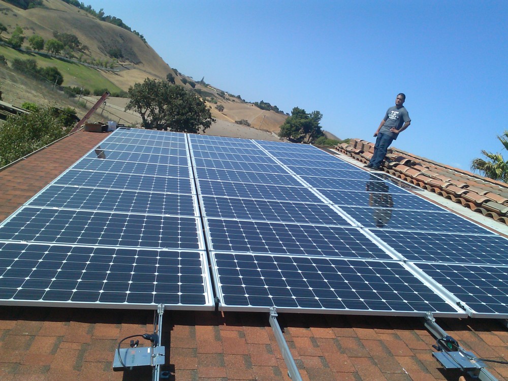 Photo By Solarponics, Inc.. Residential Solar Electric