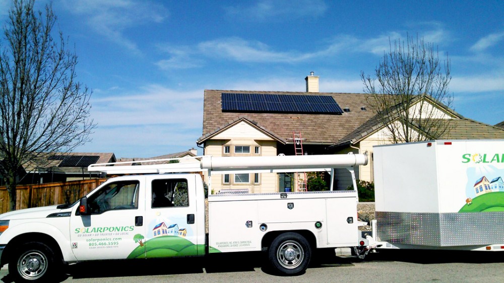 Photo By Solarponics, Inc.. Residential Solar Electric