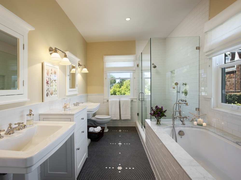 Photo By Projects By Giffin & Crane. Master Bathroom Addition