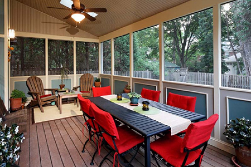 Photo By Tabor Design Build. Martineau New Screened Porch