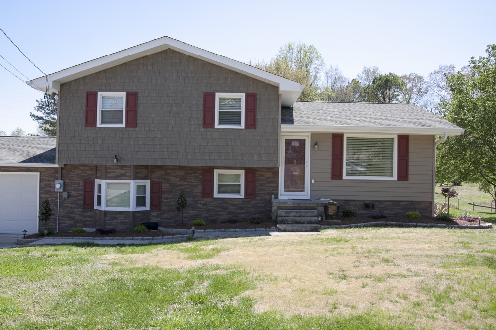 Photo By Hullco. Exteria Stacked Stone And Shake Siding